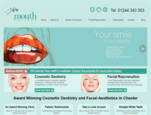 Tablet Screenshot of mouthmatters.com